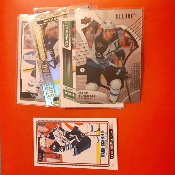 Mark Scheifele Winnipeg Jets NHL Hockey Cards & Sticker x 12 - Picture 6 of 16